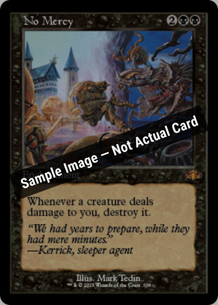 Magic,Dominaria Remastered,No Mercy (Retro Frame) - 308,Normal,Near Mint — Sample Image, Not Actual Card