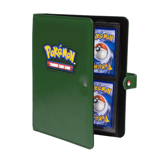 Premium 4-Pocket Snap Binder for Pokémon (Green) - Ultra Pro Storage Albums