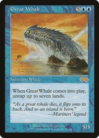 MTG Urza's Saga Great Whale