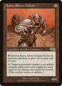 MTG Urza's Saga Karn, Silver Golem