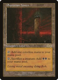 MTG Urza's Saga Phyrexian Tower