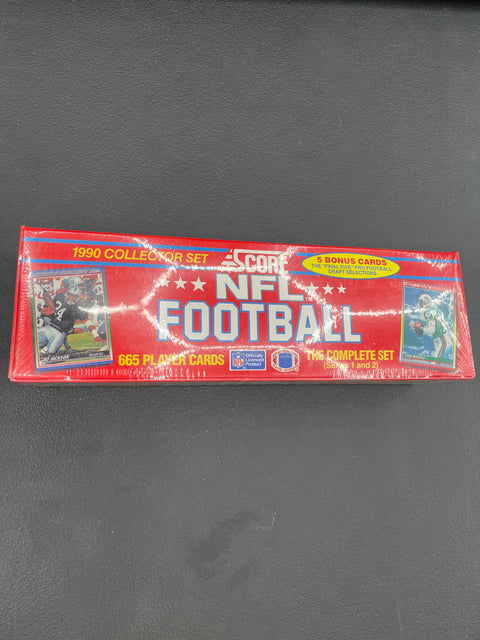 1990 Score NFL Football The Complete Box Series 1 and 2 Sealed Box