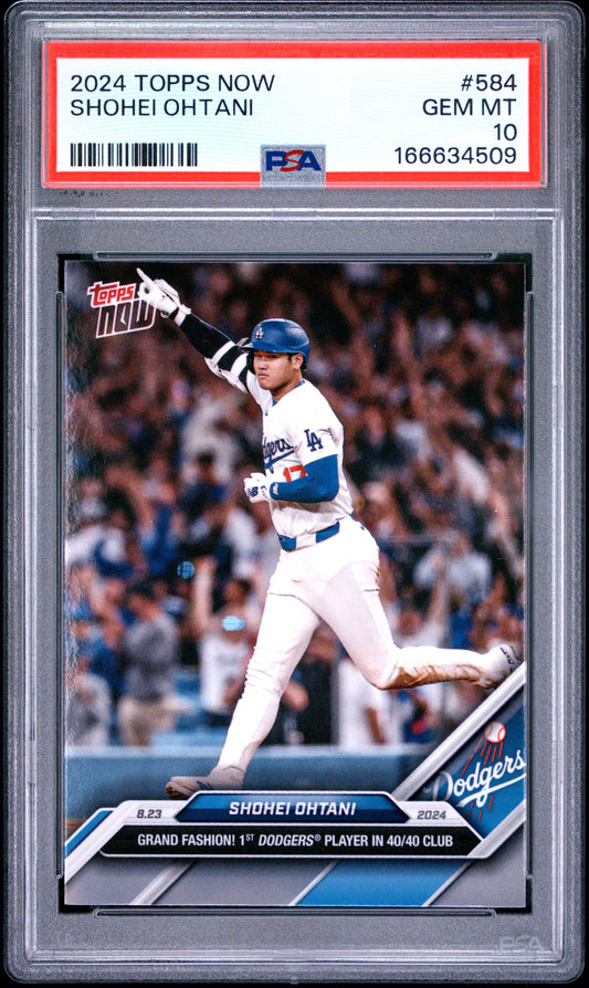 2024 TOPPS NOW SHOHEI OHTANI #584 PSA 10