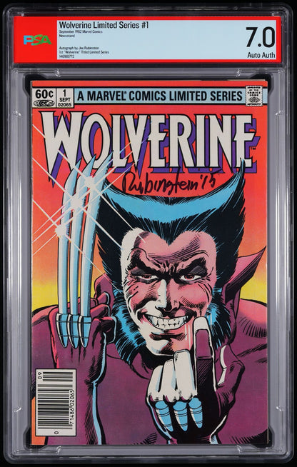 Marvel Comics Wolverine Limited Series #1 1982 CLASSIC COLL-BLACK STAR PSA 7.0