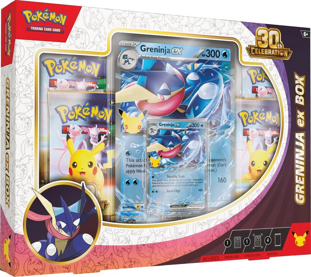 Pokémon 30th Celebration Sylveon/Greninja ex Box