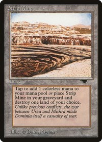 MTG Antiquities Strip Mine (Uneven Horizon)