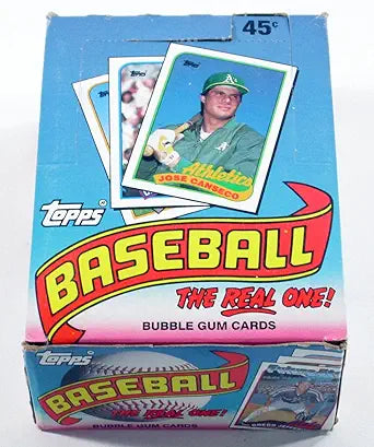 MLB 1989 Topps Baseball Trading Card WAX Box