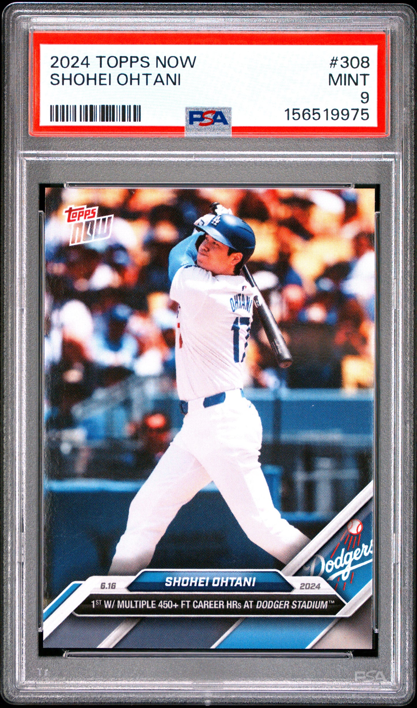 2024 TOPPS NOW SHOHEI OHTANI #308 PSA 9
