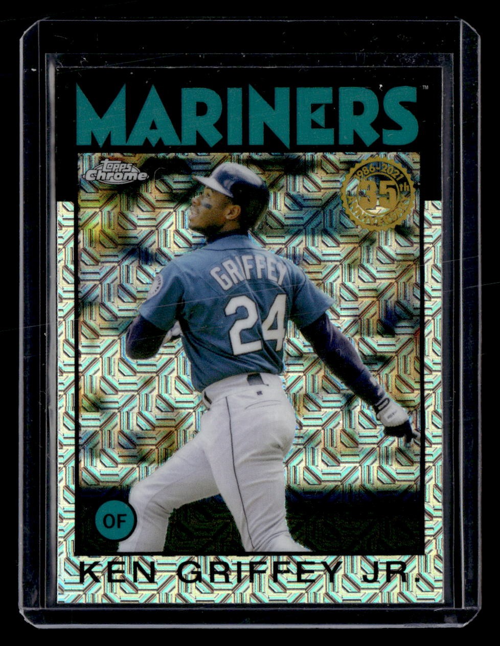 2021 Topps #86BC-60 Ken Griffey Jr. 1986 Topps Baseball 35th Anniversary Chrome — front