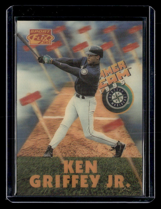 1995 Sportflix #HT1 Ken Griffey Jr. 3D Hammer Team — front