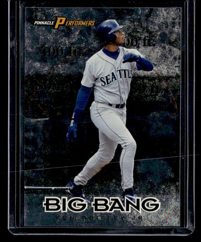 1998 Pinnacle Performers #1 Ken Griffey Jr. Big Bang #/2500 — front