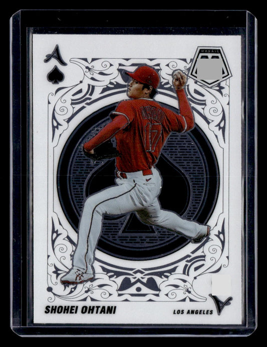 2022 Panini Mosaic #A-2 Shohei Ohtani Aces — front