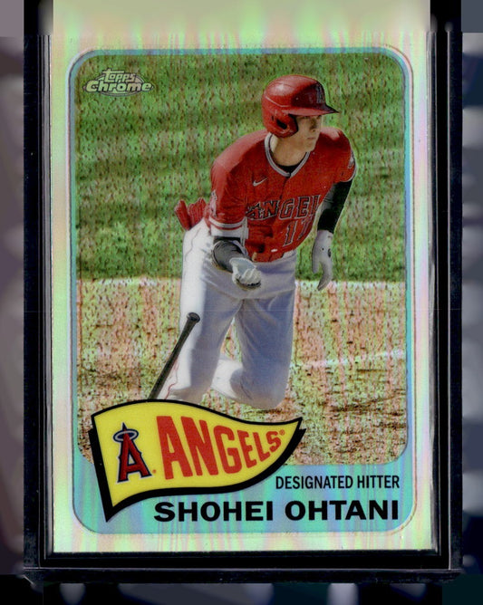 2021 Topps #T65-4 Shohei Ohtani 1965 Topps Redux Refractor — front