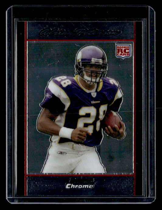 2007 Bowman Chrome #BC65 Adrian Peterson — front