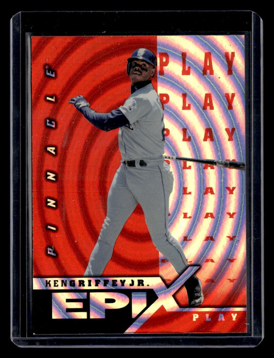 1998 Score #E1 Ken Griffey Jr. Epix Orange — front