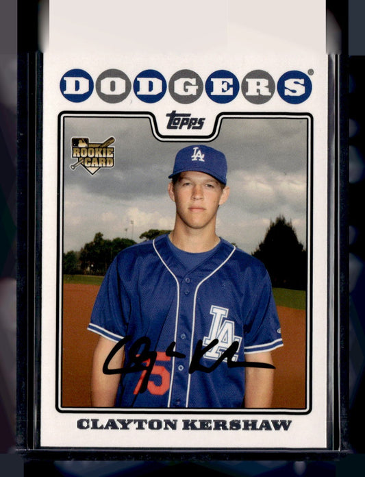 2008 Topps Updates & Highlights #UH240 Clayton Kershaw — front