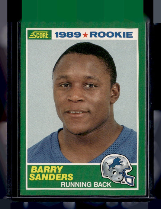 1989 Score #257 Barry Sanders — front