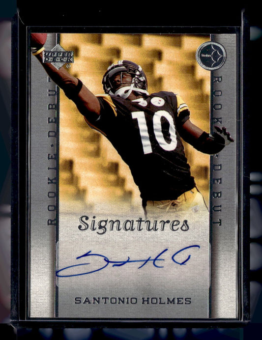 2006 Upper Deck Rookie Debut #253 Santonio Holmes — front