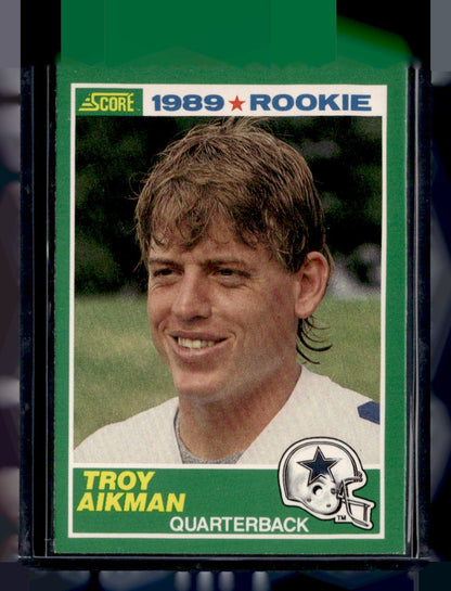 1989 Score #270 Troy Aikman — front