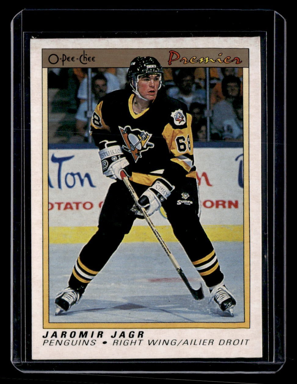 1990-91 O-Pee-Chee Premier #50 Jaromir Jagr — front