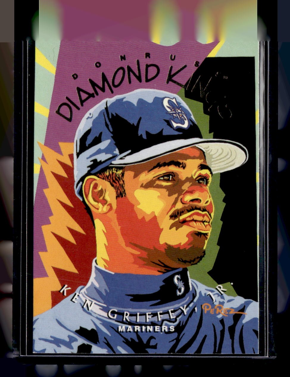 1995 Donruss #DK-27 Ken Griffey Jr. Diamond Kings — front