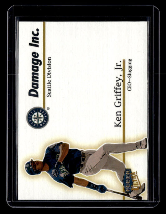 1999 Ultra #8 DI Ken Griffey, Jr. Damage Inc. — front