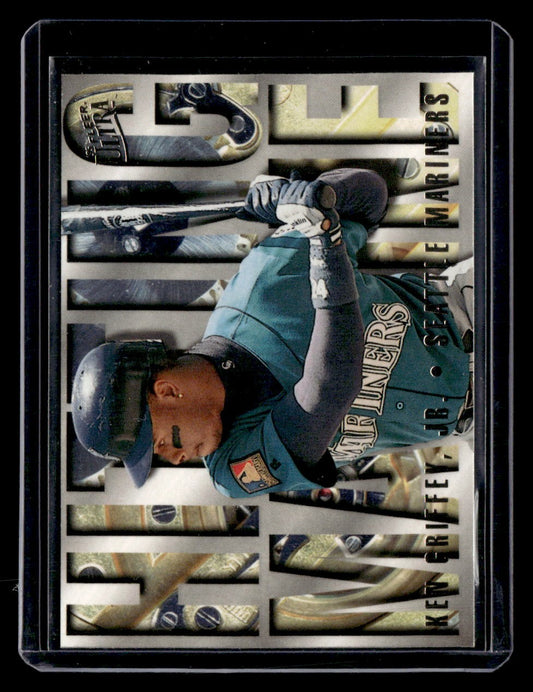 1995 Ultra #6 Ken Griffey Jr. Hitting Machines — front