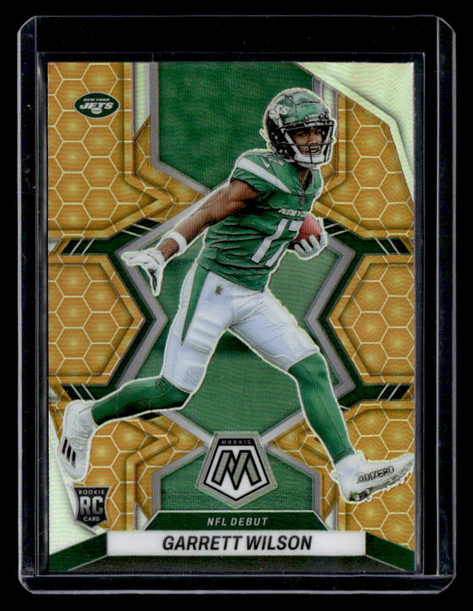 2022 Panini Mosaic #276 Garrett Wilson Honeycomb — front