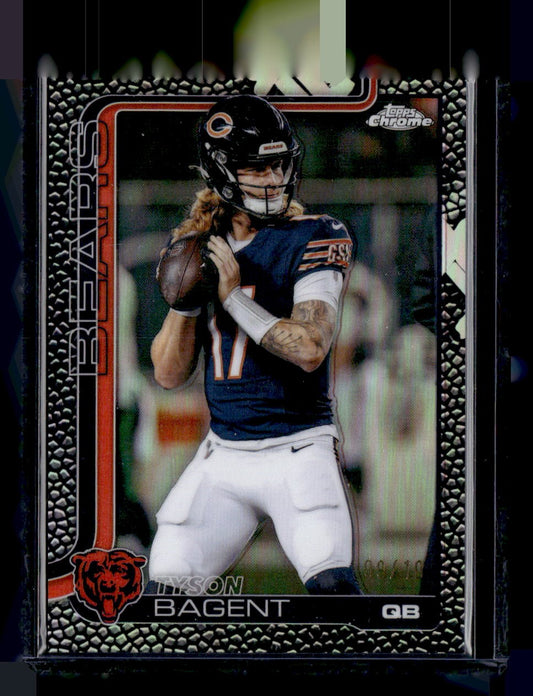 2025 Topps Chrome #54 Tyson Bagent Touchdown — front