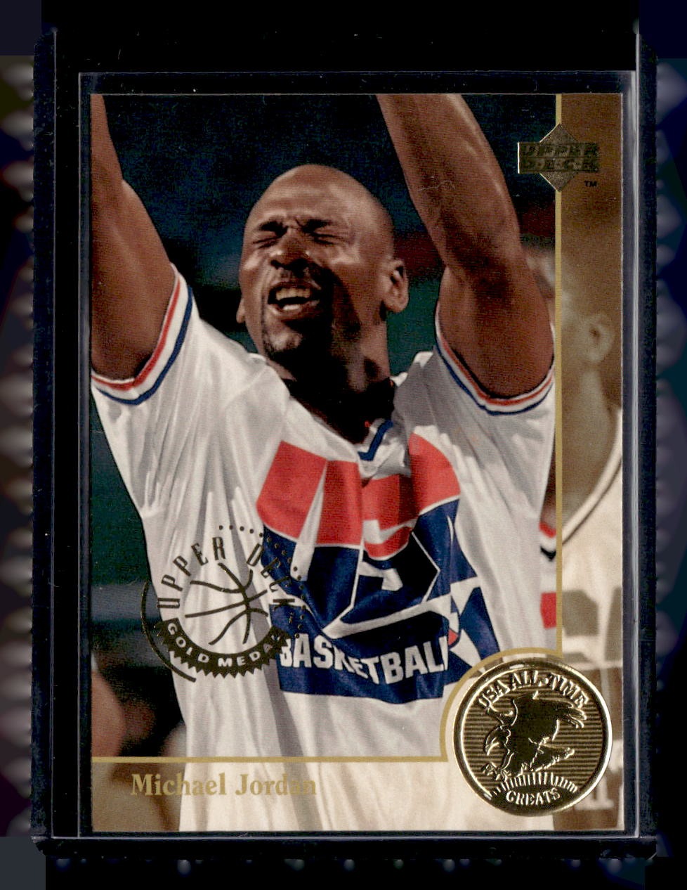 1994 Upper Deck USA #85 Michael Jordan Gold Medal — front