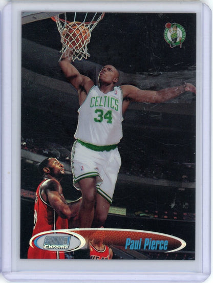 1998-99 Stadium Club #SCC34 Paul Pierce Chrome Refractors — front