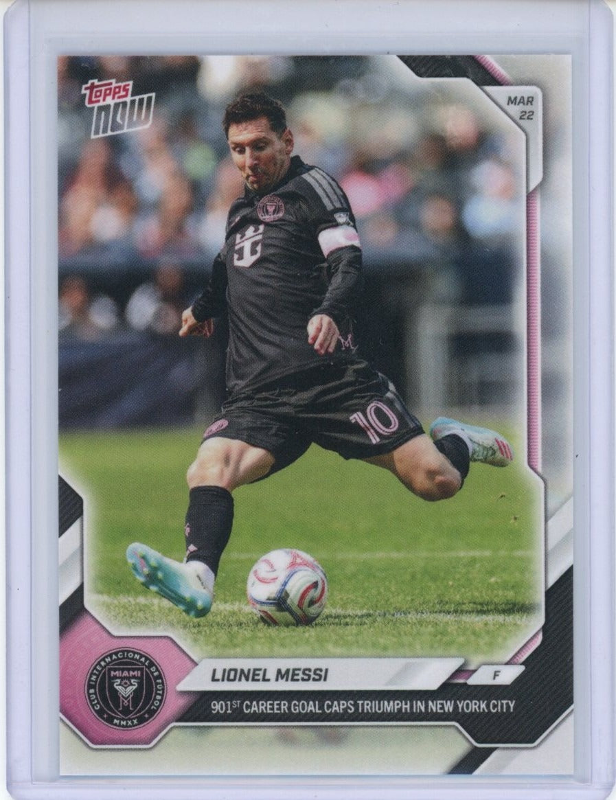 2026 Topps Now MLS #18 Lionel Messi — front