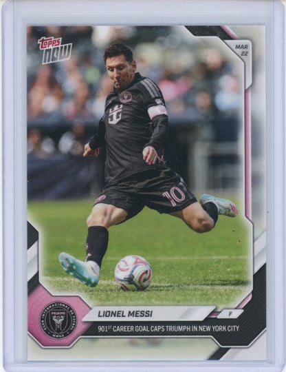 2026 Topps Now MLS #18 Lionel Messi — front
