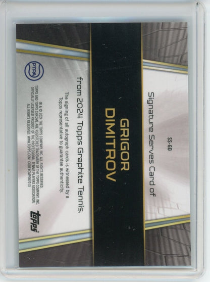 2024 Topps Graphite #SS-GD Grigor Dimitrov /50 — back