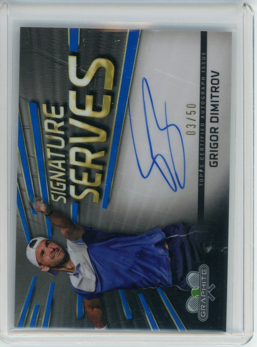 2024 Topps Graphite #SS-GD Grigor Dimitrov /50 — front