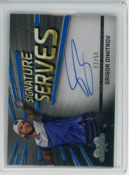 2024 Topps Graphite #SS-GD Grigor Dimitrov /50 — front
