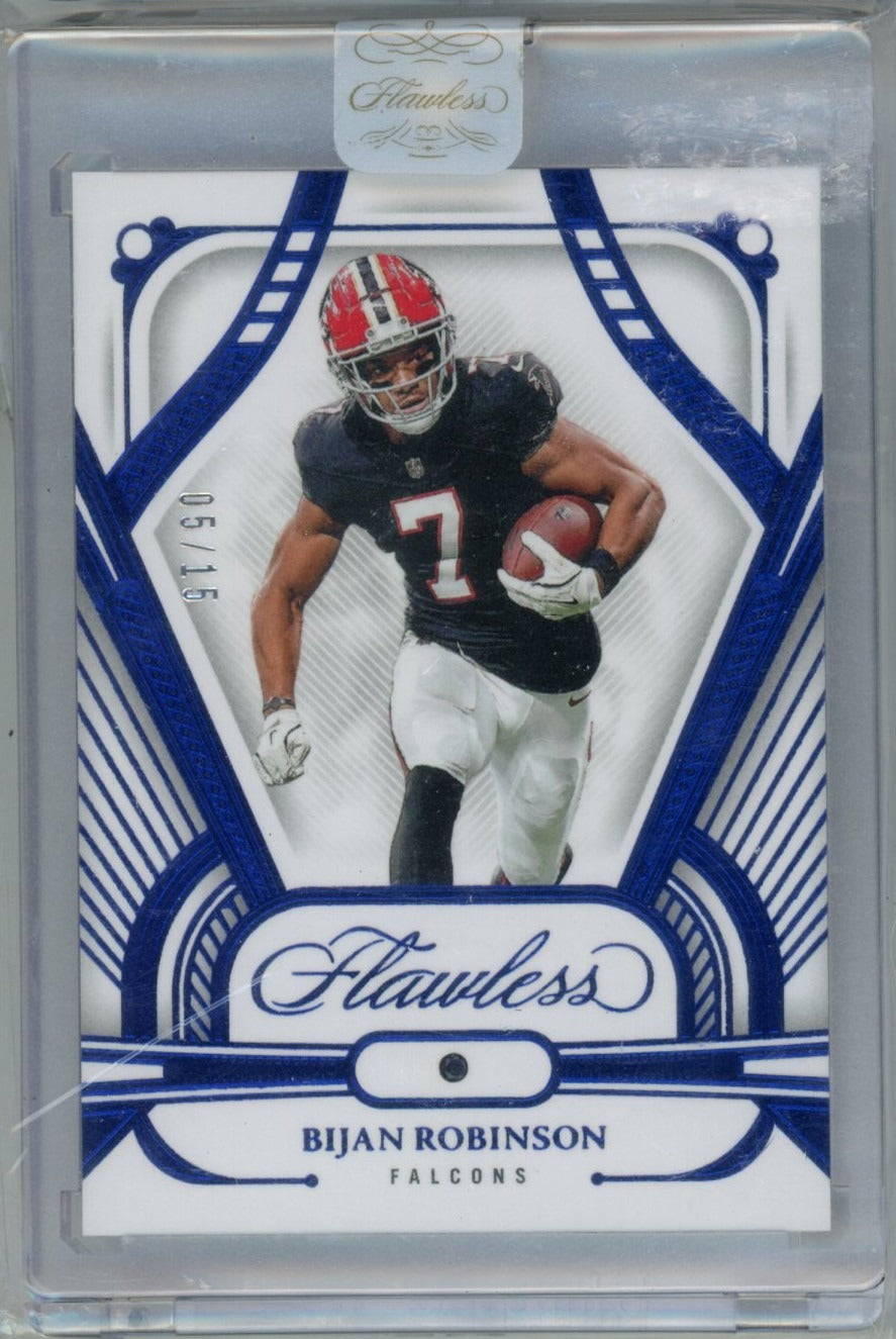 2024 Panini Flawless #3 Bijan Robinson /15 — back