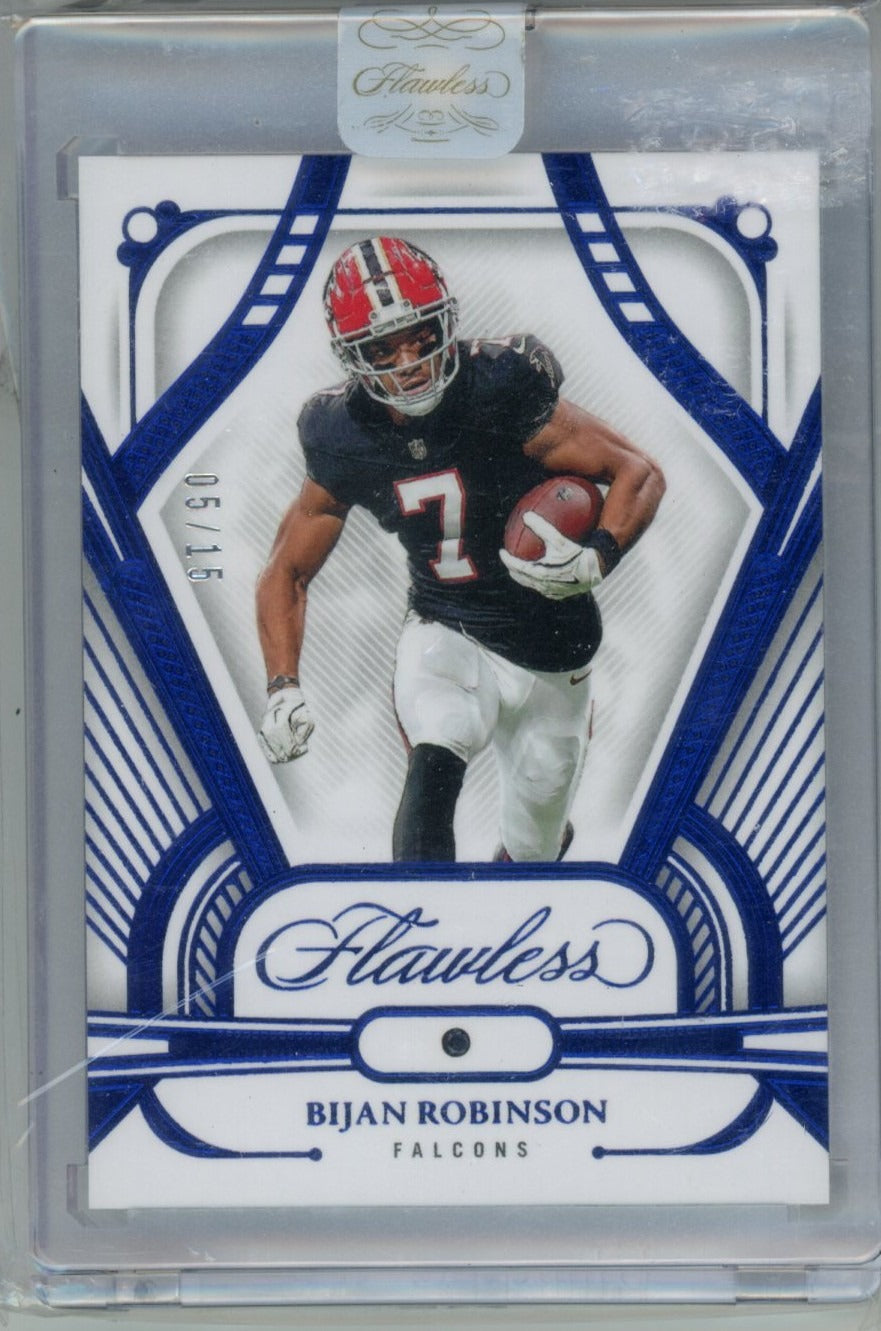 2024 Panini Flawless #3 Bijan Robinson /15 — front