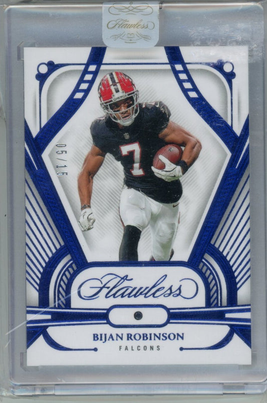 2024 Panini Flawless #3 Bijan Robinson /15 — front