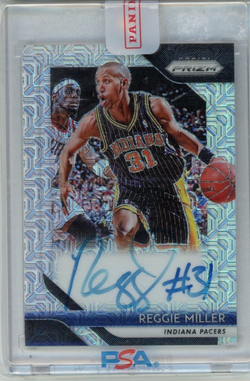 2018-19 Panini Prizm #S-RML Reggie Miller /25 — front