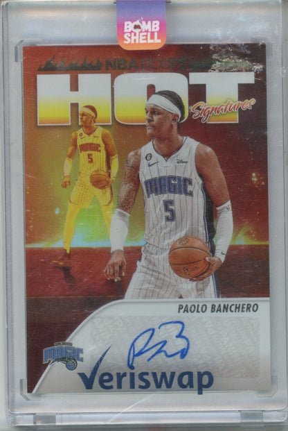2023-24 Panini Hoops #HS-PAO Paolo Banchero Hot Signatures — front