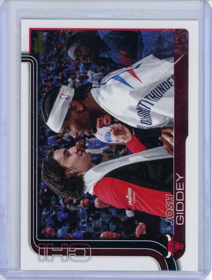 2025 Topps Flagship #35 Josh Giddey — front