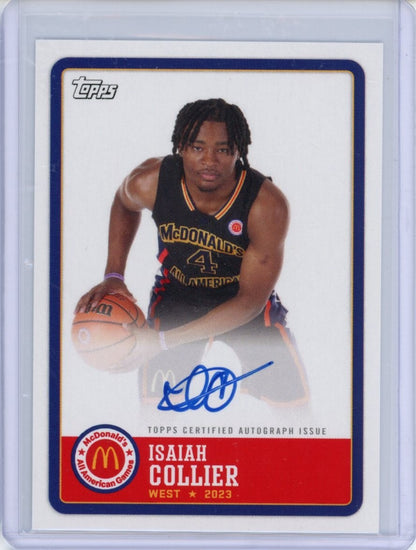 2023 Topps Chrome McDonald's All American #PA-IC Isaiah Collier — front