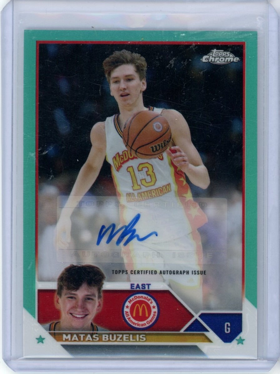 2023 Topps Chrome McDonald's All American #CA-MB Matas Buzelis /99 — front