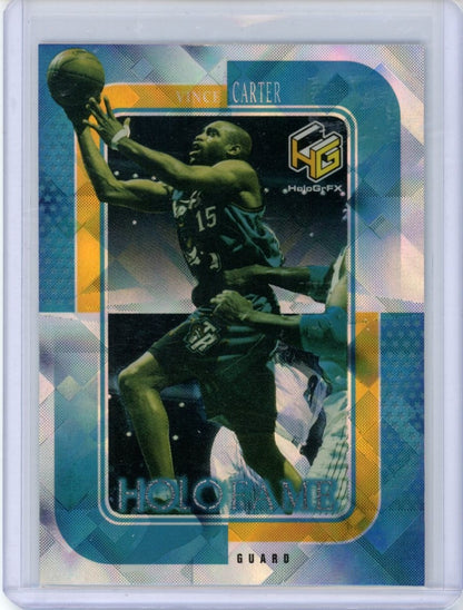 1999-00 Upper Deck HoloGrFX #HF-9 Vince Carter HoloFame — front