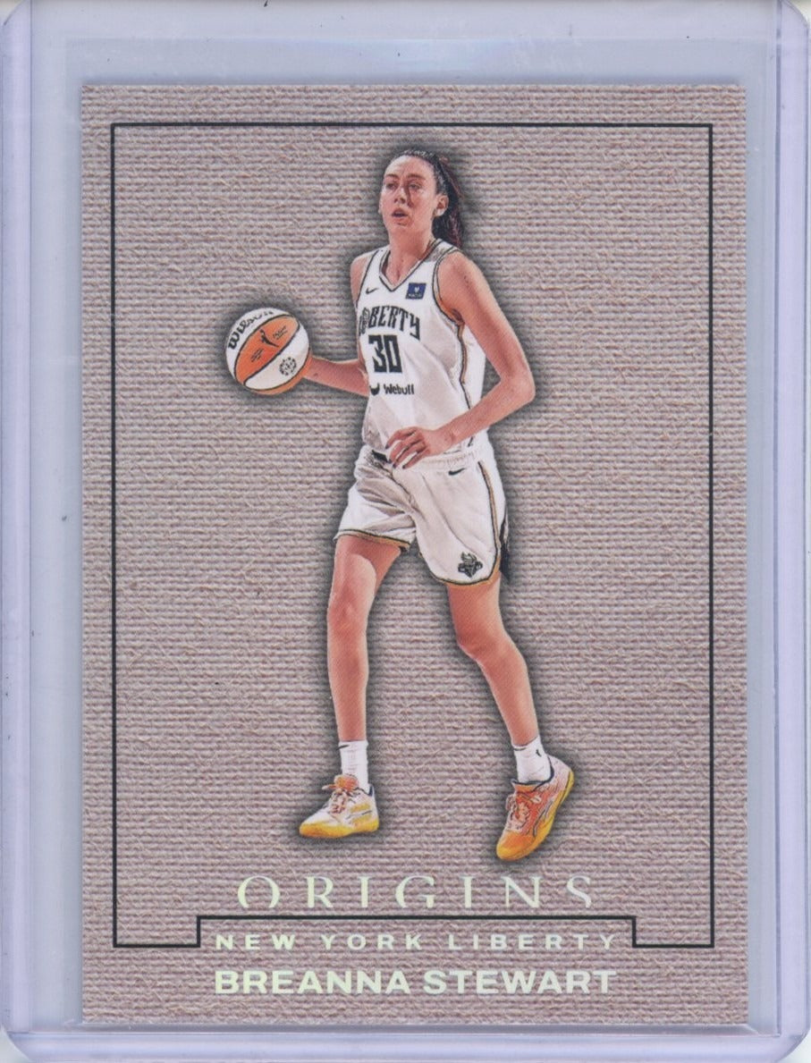 2024 Panini Origins WNBA #10 Breanna Stewart Blank Slate — front