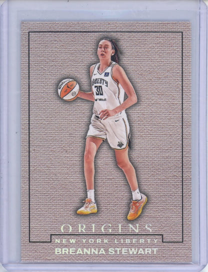 2024 Panini Origins WNBA #10 Breanna Stewart Blank Slate — front