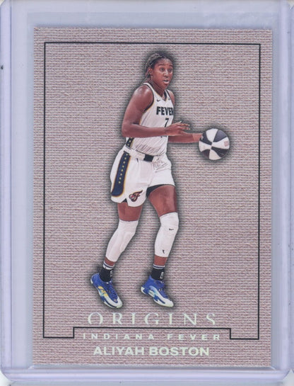 2024 Panini Origins WNBA #5 Aliyah Boston Blank Slate — front