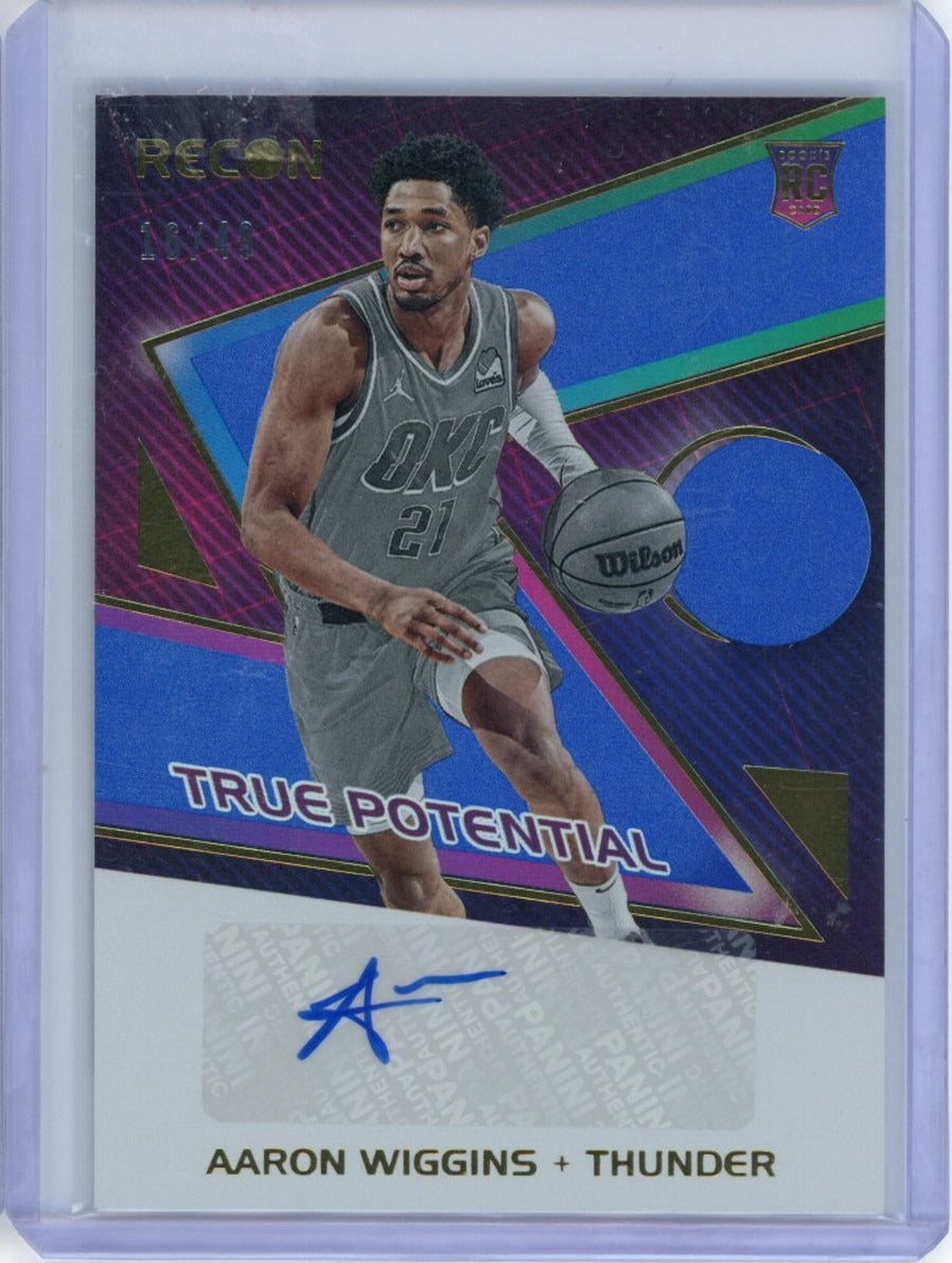 2021-22 Panini Recon #TPS-AAW Aaron Wiggins /49 — front