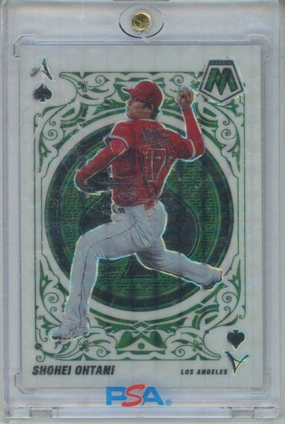 2022 Panini Prizm Mosaic #A-2 Shohei Ohtani Aces — front
